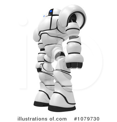 Royalty-Free (RF) Robot Clipart Illustration by Leo Blanchette - Stock Sample #1079730