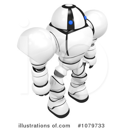 Royalty-Free (RF) Robot Clipart Illustration by Leo Blanchette - Stock Sample #1079733