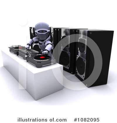 Royalty-Free (RF) Robot Clipart Illustration by KJ Pargeter - Stock Sample #1082095