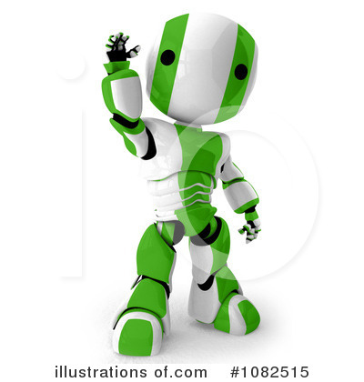 Royalty-Free (RF) Robot Clipart Illustration by Leo Blanchette - Stock Sample #1082515