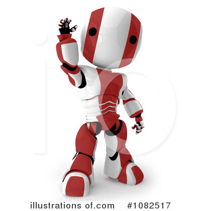 Royalty-Free (RF) Robot Clipart Illustration by Leo Blanchette - Stock Sample #1082517
