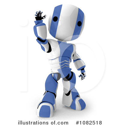 Royalty-Free (RF) Robot Clipart Illustration by Leo Blanchette - Stock Sample #1082518