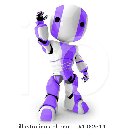 Royalty-Free (RF) Robot Clipart Illustration by Leo Blanchette - Stock Sample #1082519