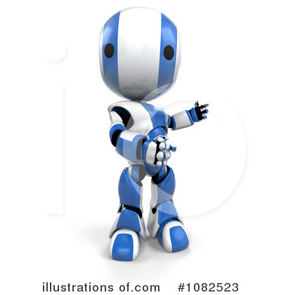 Royalty-Free (RF) Robot Clipart Illustration by Leo Blanchette - Stock Sample #1082523