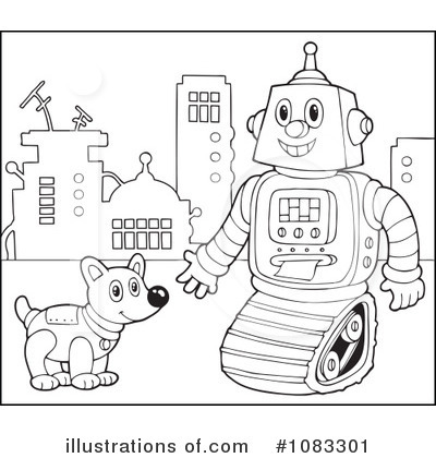 Robot Clipart #1083301 by visekart