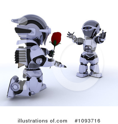 Royalty-Free (RF) Robot Clipart Illustration by KJ Pargeter - Stock Sample #1093716