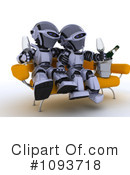 Robot Clipart #1093718 by KJ Pargeter