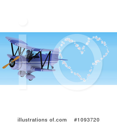 Biplane Clipart #1093720 by KJ Pargeter