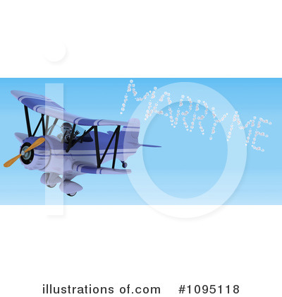 Airplane Clipart #1095118 by KJ Pargeter