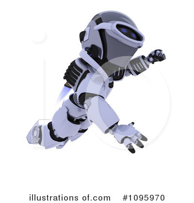 Royalty-Free (RF) Robot Clipart Illustration by KJ Pargeter - Stock Sample #1095970
