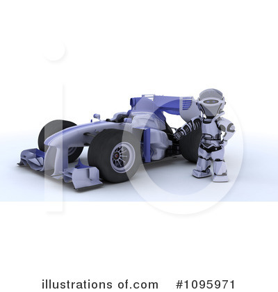 Royalty-Free (RF) Robot Clipart Illustration by KJ Pargeter - Stock Sample #1095971