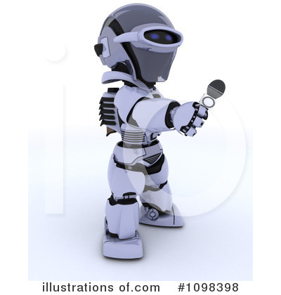 Royalty-Free (RF) Robot Clipart Illustration by KJ Pargeter - Stock Sample #1098398