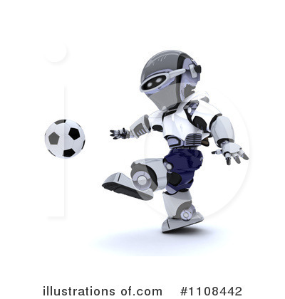 Royalty-Free (RF) Robot Clipart Illustration by KJ Pargeter - Stock Sample #1108442