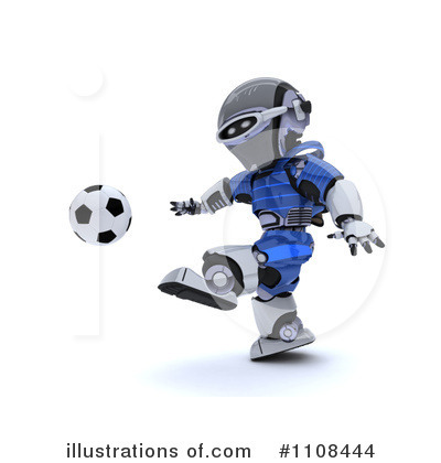 Royalty-Free (RF) Robot Clipart Illustration by KJ Pargeter - Stock Sample #1108444