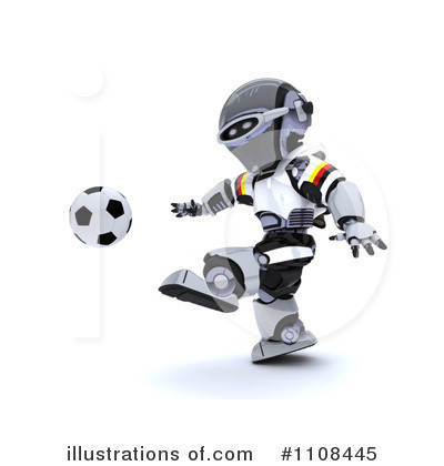 Royalty-Free (RF) Robot Clipart Illustration by KJ Pargeter - Stock Sample #1108445