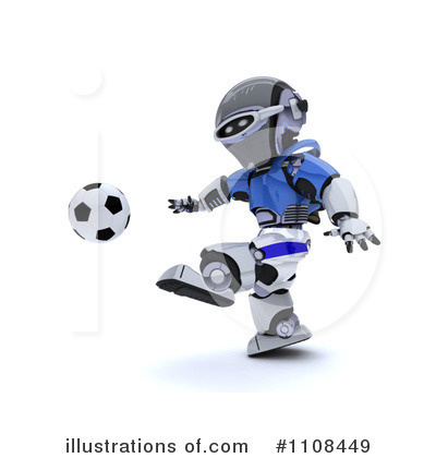 Royalty-Free (RF) Robot Clipart Illustration by KJ Pargeter - Stock Sample #1108449