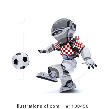 Royalty-Free (RF) Robot Clipart Illustration by KJ Pargeter - Stock Sample #1108450
