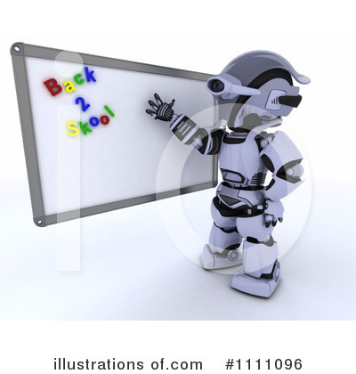 Royalty-Free (RF) Robot Clipart Illustration by KJ Pargeter - Stock Sample #1111096