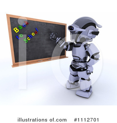 Royalty-Free (RF) Robot Clipart Illustration by KJ Pargeter - Stock Sample #1112701