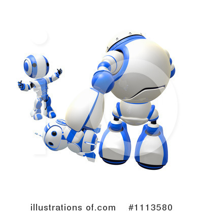 Blueberry Robot Clipart #1113580 by Leo Blanchette