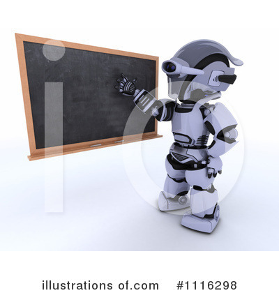 Royalty-Free (RF) Robot Clipart Illustration by KJ Pargeter - Stock Sample #1116298