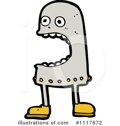 Royalty-Free (RF) Robot Clipart Illustration by lineartestpilot - Stock Sample #1117672