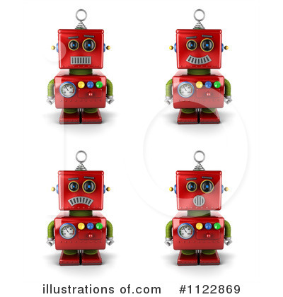 Robot Clipart #1122869 by stockillustrations