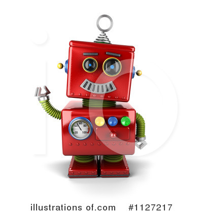 Robot Clipart #1127217 by stockillustrations