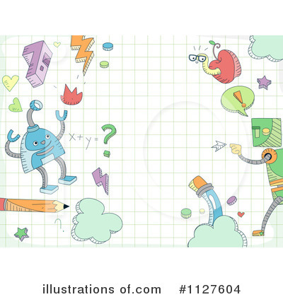 Royalty-Free (RF) Robot Clipart Illustration by BNP Design Studio - Stock Sample #1127604