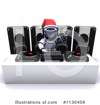 Royalty-Free (RF) Robot Clipart Illustration by KJ Pargeter - Stock Sample #1130456