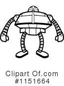 Robot Clipart #1151664 by Cory Thoman