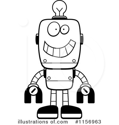 Royalty-Free (RF) Robot Clipart Illustration by Cory Thoman - Stock Sample #1156963