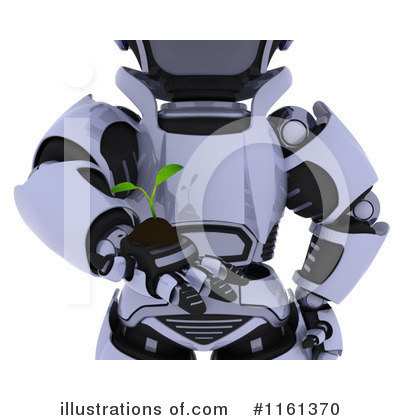 Royalty-Free (RF) Robot Clipart Illustration by KJ Pargeter - Stock Sample #1161370