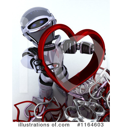 Royalty-Free (RF) Robot Clipart Illustration by KJ Pargeter - Stock Sample #1164603