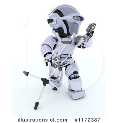 Royalty-Free (RF) Robot Clipart Illustration by KJ Pargeter - Stock Sample #1172387