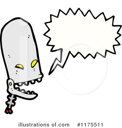 Royalty-Free (RF) Robot Clipart Illustration by lineartestpilot - Stock Sample #1175511