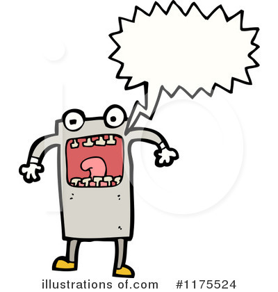 Royalty-Free (RF) Robot Clipart Illustration by lineartestpilot - Stock Sample #1175524