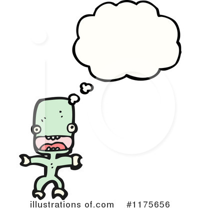 Royalty-Free (RF) Robot Clipart Illustration by lineartestpilot - Stock Sample #1175656