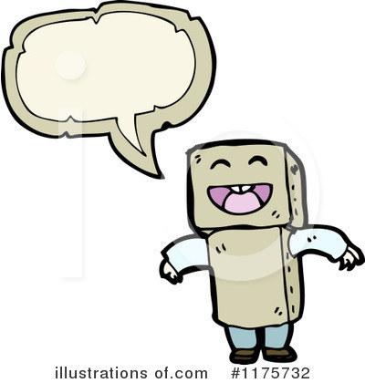 Royalty-Free (RF) Robot Clipart Illustration by lineartestpilot - Stock Sample #1175732