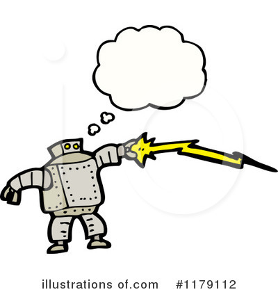 Royalty-Free (RF) Robot Clipart Illustration by lineartestpilot - Stock Sample #1179112