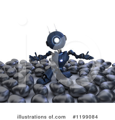 Royalty-Free (RF) Robot Clipart Illustration by KJ Pargeter - Stock Sample #1199084