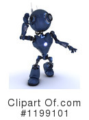 Robot Clipart #1199101 by KJ Pargeter