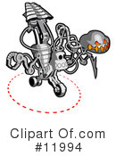 Robot Clipart #11994 by Leo Blanchette