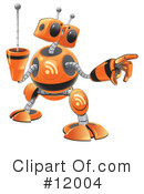 Robot Clipart #12004 by Leo Blanchette