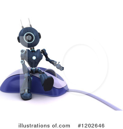 Royalty-Free (RF) Robot Clipart Illustration by KJ Pargeter - Stock Sample #1202646