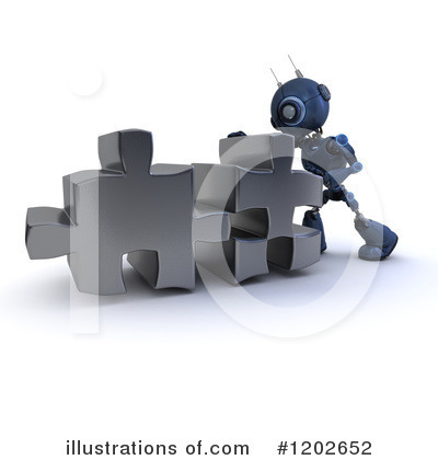 Royalty-Free (RF) Robot Clipart Illustration by KJ Pargeter - Stock Sample #1202652