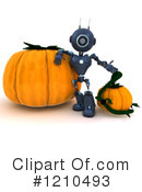 Robot Clipart #1210493 by KJ Pargeter