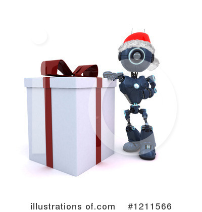 Royalty-Free (RF) Robot Clipart Illustration by KJ Pargeter - Stock Sample #1211566