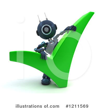 Royalty-Free (RF) Robot Clipart Illustration by KJ Pargeter - Stock Sample #1211569