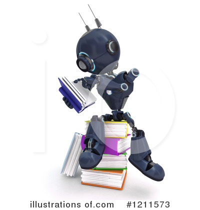 Royalty-Free (RF) Robot Clipart Illustration by KJ Pargeter - Stock Sample #1211573